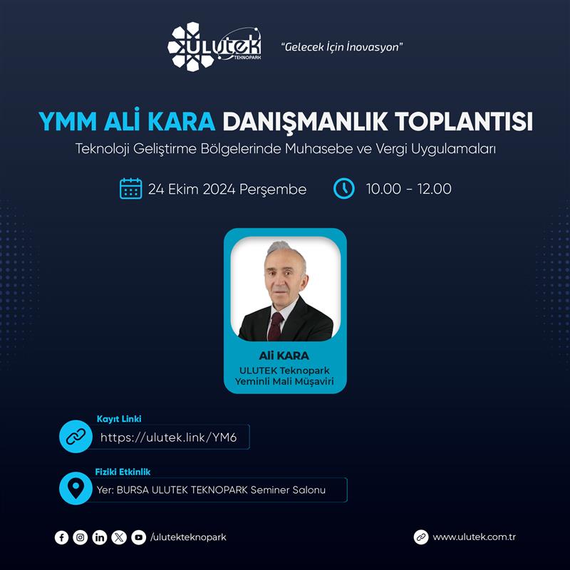 Ymm Ali Kara Danışmanlık Toplantısı, Ekim 2024