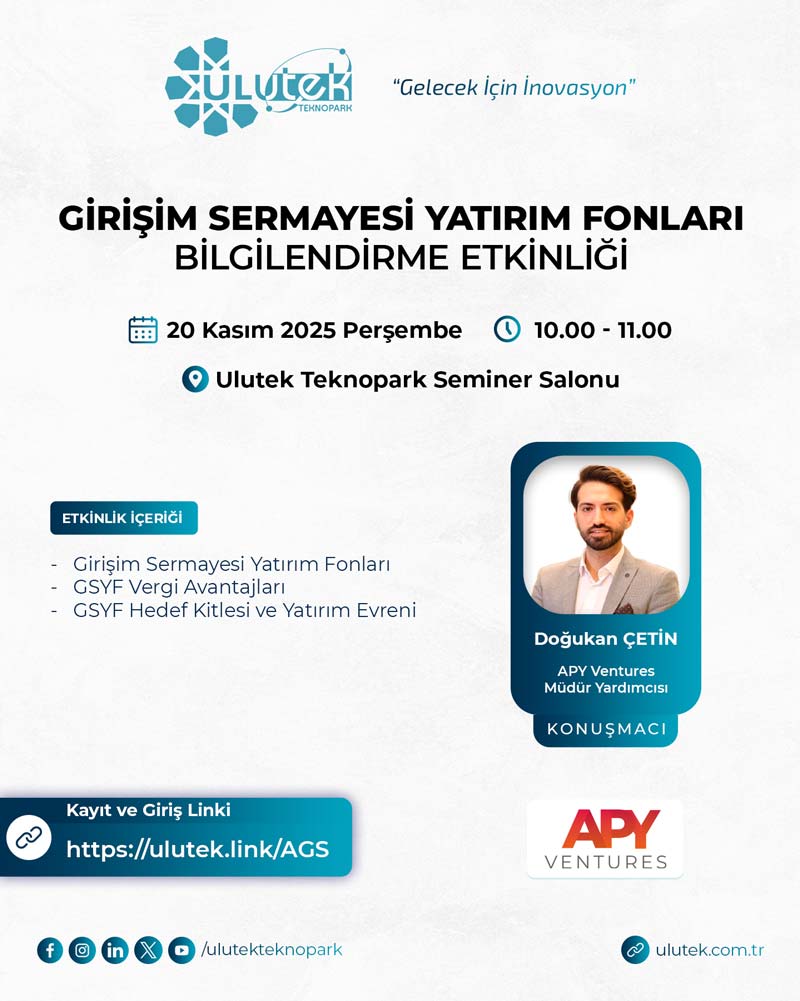 Girişim Sermayesi Yatırım Fonları Bilgilendirme Etkinliği