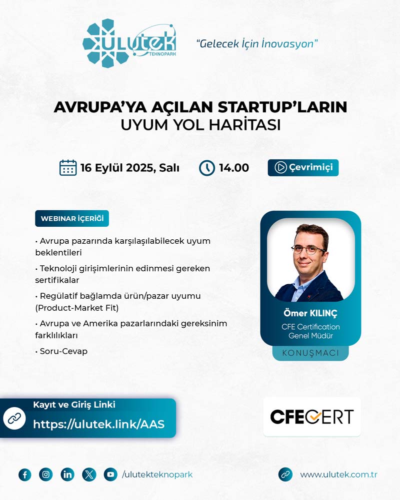 Avrupa'ya Açılan Startup'ların Uyum Yol Haritası