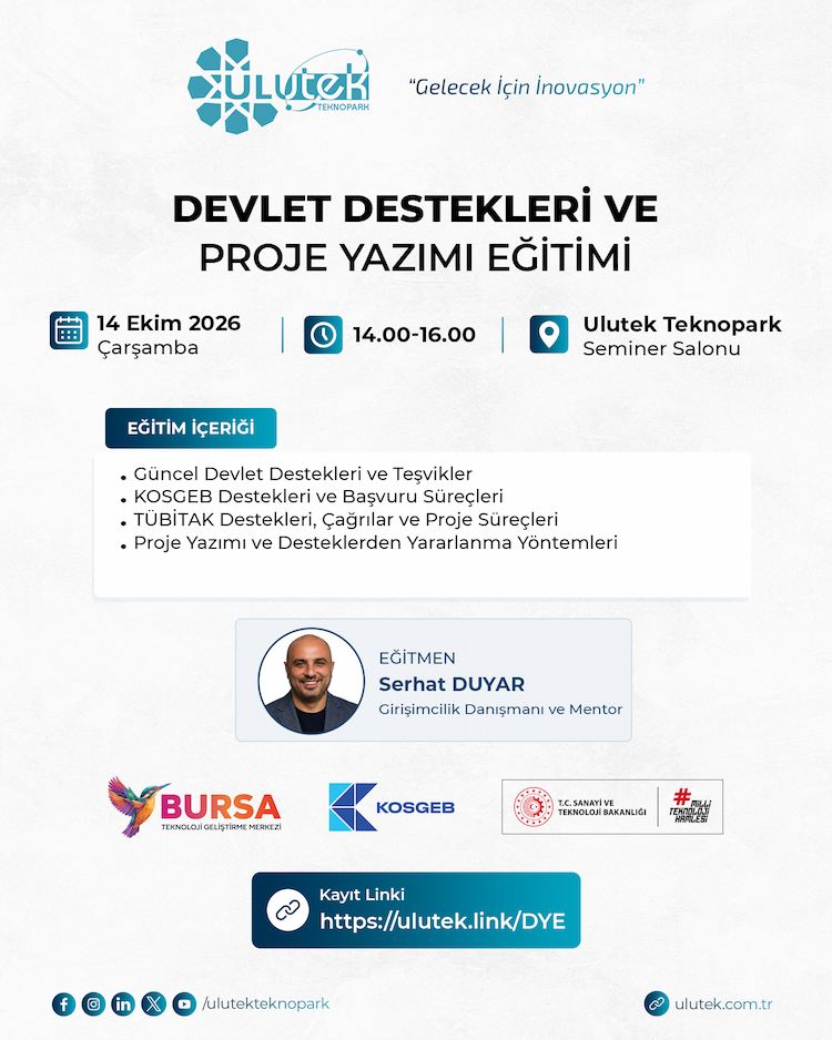 Devlet Destekleri ve Proje Yazımı Eğitimi
