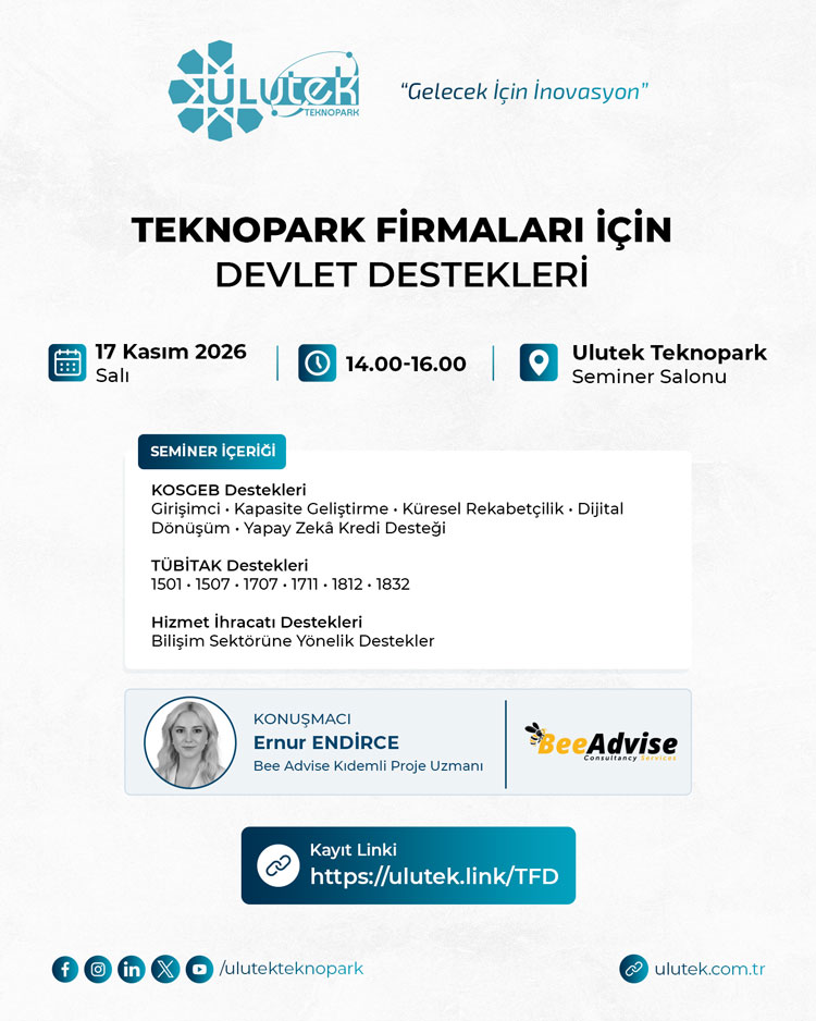 Teknopark Firmaları İçin Devlet Destekleri