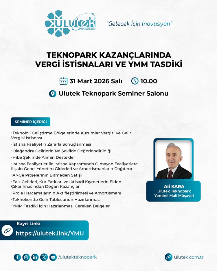 Teknopark Kazançlarında Vergi İstisnaları ve YMM Tasdiki