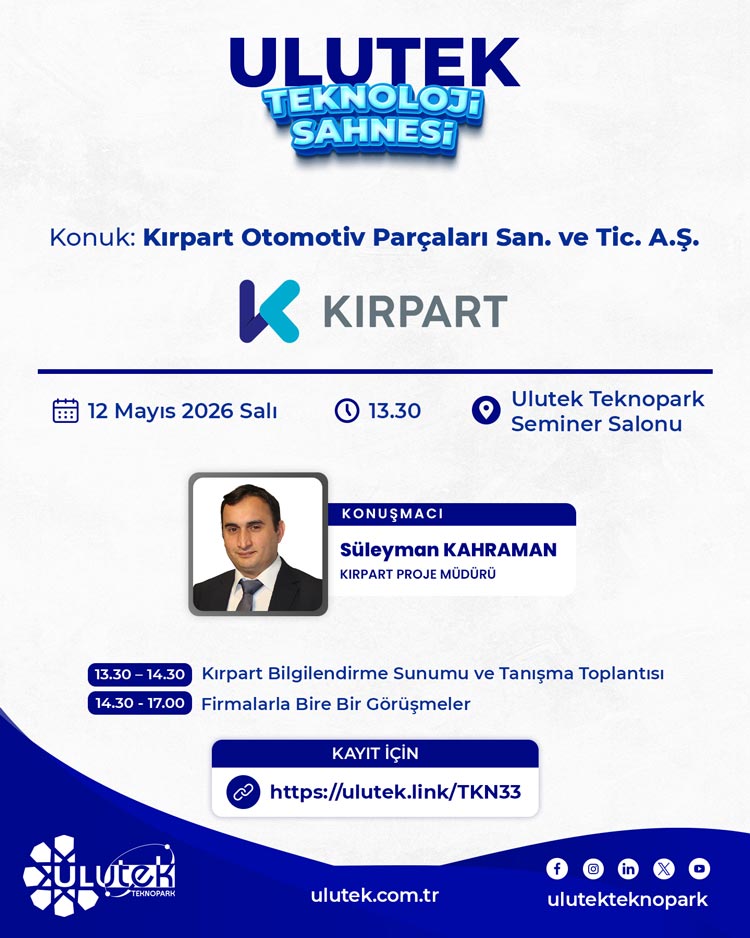 Ulutek Teknoloji Sahnesi: Kırpart