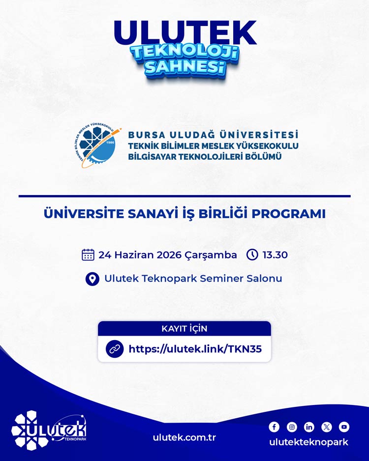 Ulutek Teknoloji Sahnesi: BUÜ TBMYO Bilgisayar Teknolojileri Bölümü