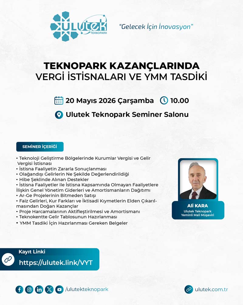 Teknopark Kazançlarında Vergi İstisnaları ve YMM Tasdiki
