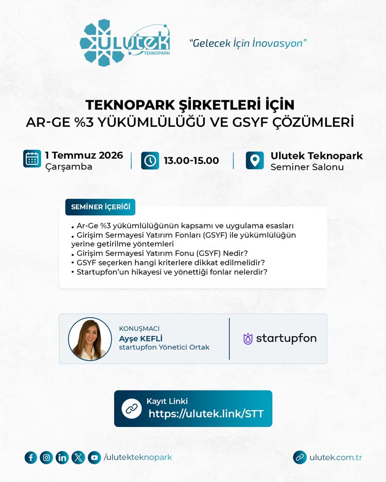 Teknopark Şirketleri İçin Ar-Ge %3 Yükümlülüğü ve GSYF Çözümleri