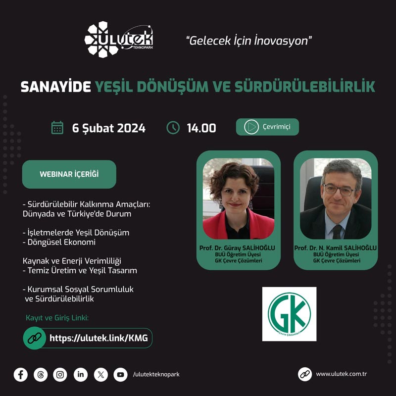 Sanayide Yeşil Dönüşüm Ve Sürdürülebilirlik