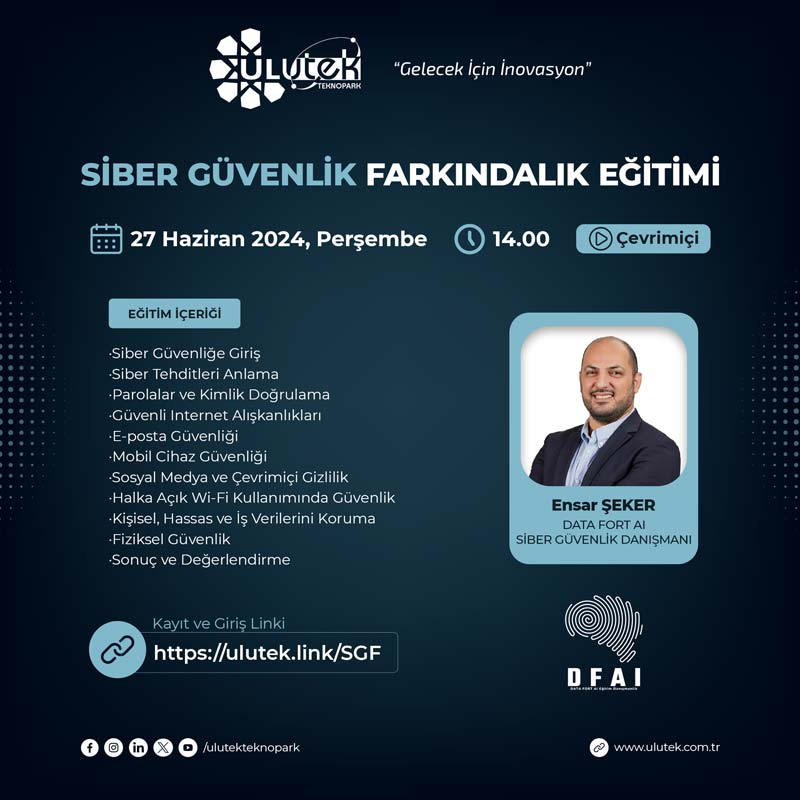 Siber Güvenlik Farkındalık Eğitimi