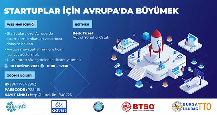 Startuplar İçin Avrupa'da Büyümek Webinarı