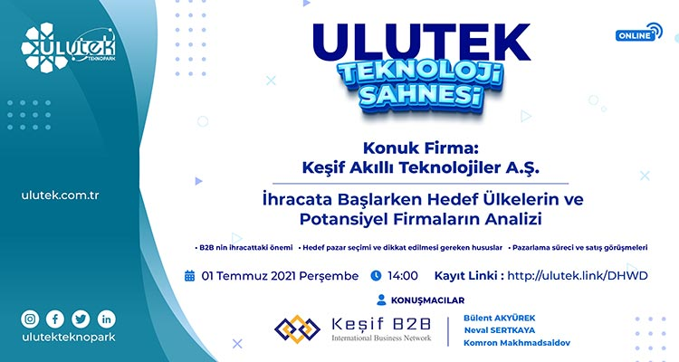 Ulutek Teknoloji Sahnesi - Keşif Akıllı Teknolojiler A.ş.