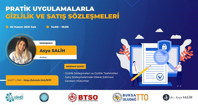 Pratik Uygulamalarla Gizlilik Ve Satış Sözleşmeleri Webinarı