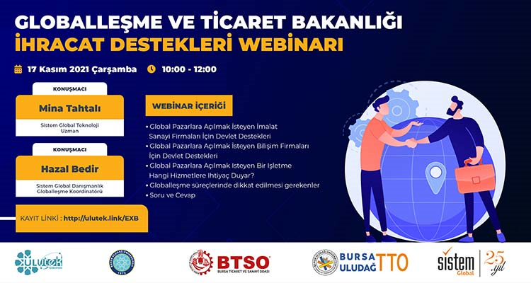 Globalleşme Ve Ticaret Bakanlığı İhracat Destekleri Webinarı