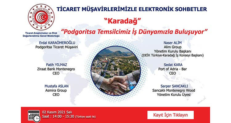 Ticaret Müşavirlerimizle Elektronik Sohbetler - Karadağ