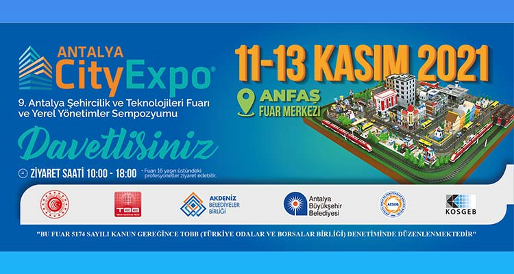 Antalya Cıty Expo Şehircilik Teknolojileri Fuarı