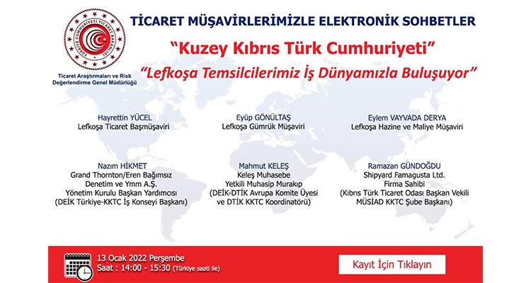 Ticaret Müşavirlerimizle Elektronik Sohbetler - Kuzey Kıbrıs Türk Cumhuriyeti
