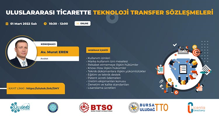 Uluslararası Ticarette Teknoloji Transfer Sözleşmeleri