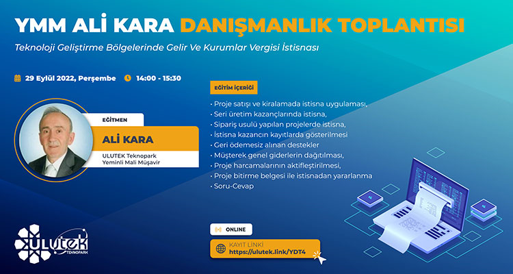 Ymm Ali Kara Danışmanlık Toplantısı, 2022 Eylül