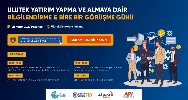 Ulutek Yatırım Yapma Ve Almaya Dair Bilgilendirme & Bire Bir Görüşme Günü