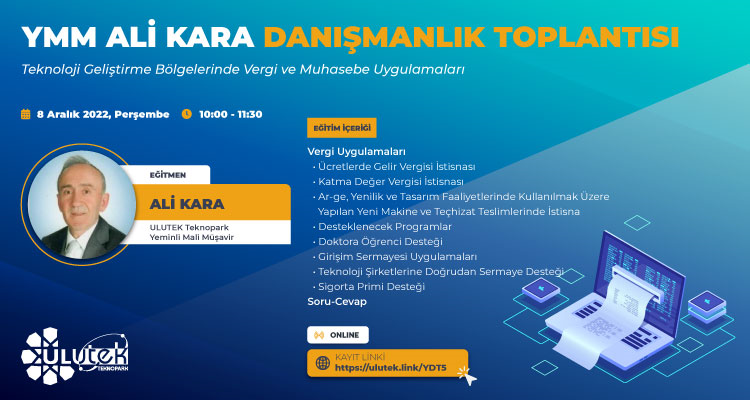 Ymm Ali Kara Danışmanlık Toplantısı, 2022 Aralık